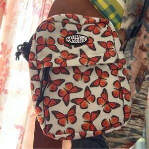 Petals and Peacock Butterfly Effect Shoulder / Crossbody Bag